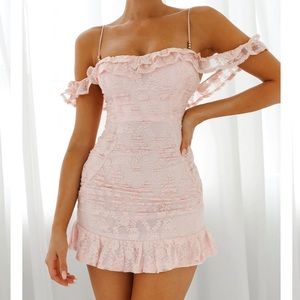 NWT Selfie Leslie Matilda Dress in Blush ❤️